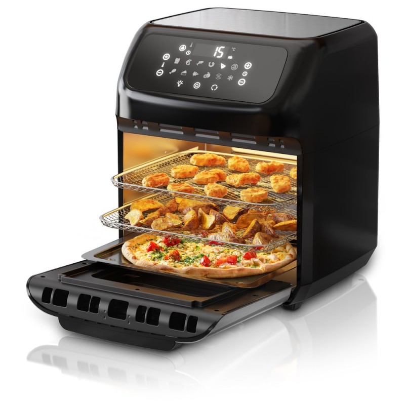 Human HU-391 Air Fryer με τζάμι 1800W 12L (HU391) Human HU-391 Air Fryer με τζάμι 1800W 12L (HU391)